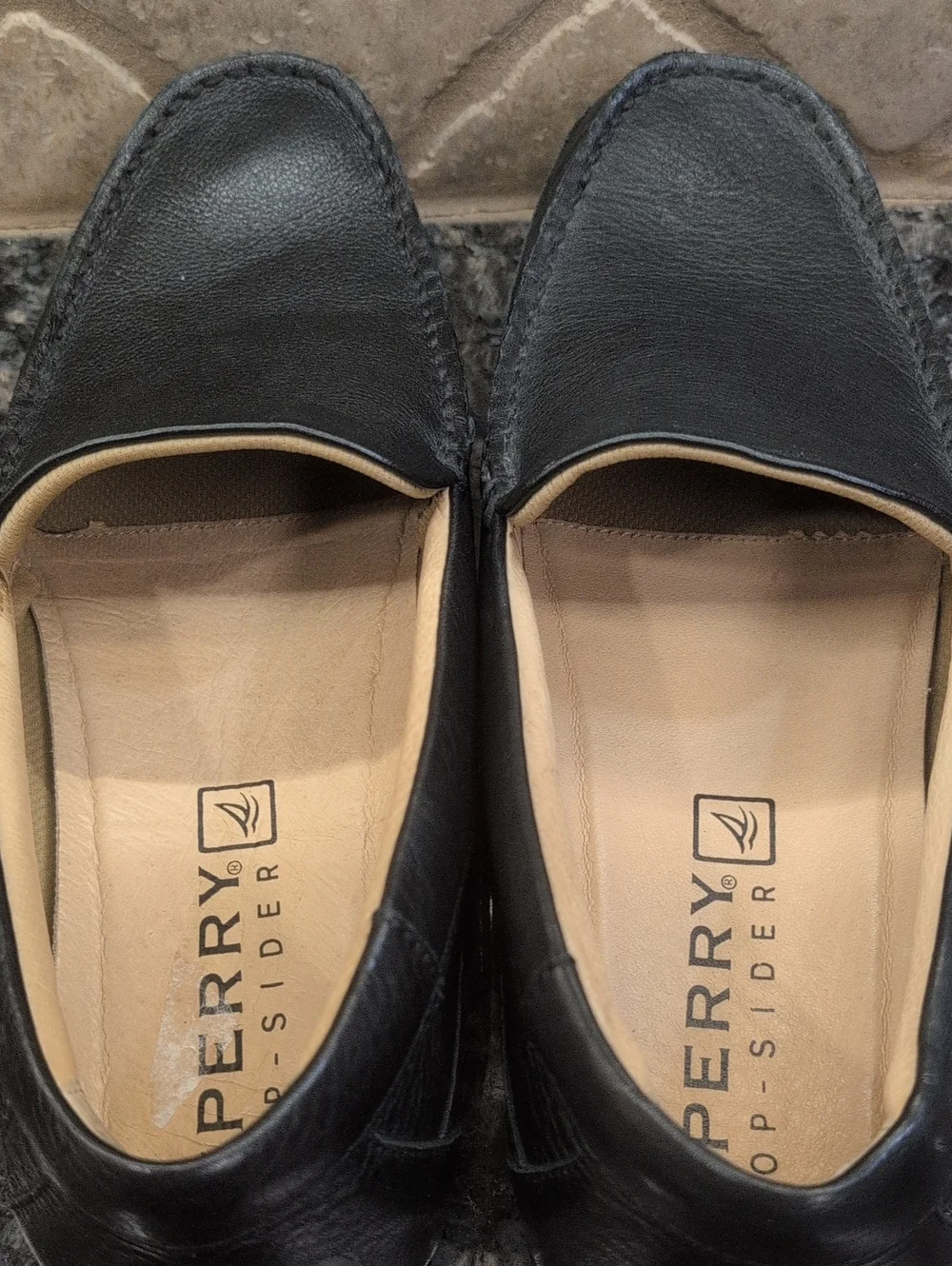 Sperry - Hampden Venetian Loafer in Black Pebbled Leather